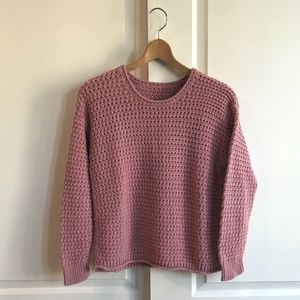 Madewell Open Stitch Austen Pullover Sweater Size Small